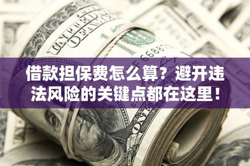 武汉借款担保费怎么算？避开违法风险的关键点都在这里！