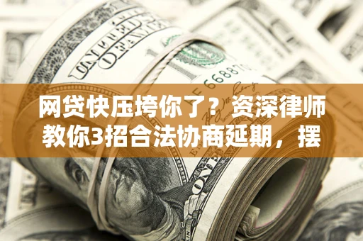 武汉网贷快压垮你了？资深律师教你3招合法协商延期，摆脱暴力催收！