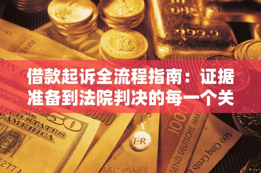 武汉借款起诉全流程指南：证据准备到法院判决的每一个关键步骤