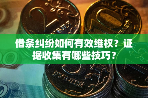 武汉借条纠纷如何有效维权？证据收集有哪些技巧？