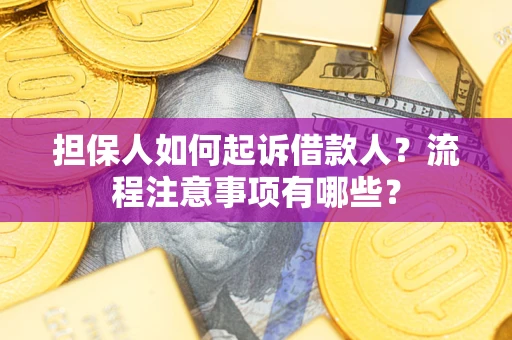 武汉担保人如何起诉借款人？流程注意事项有哪些？